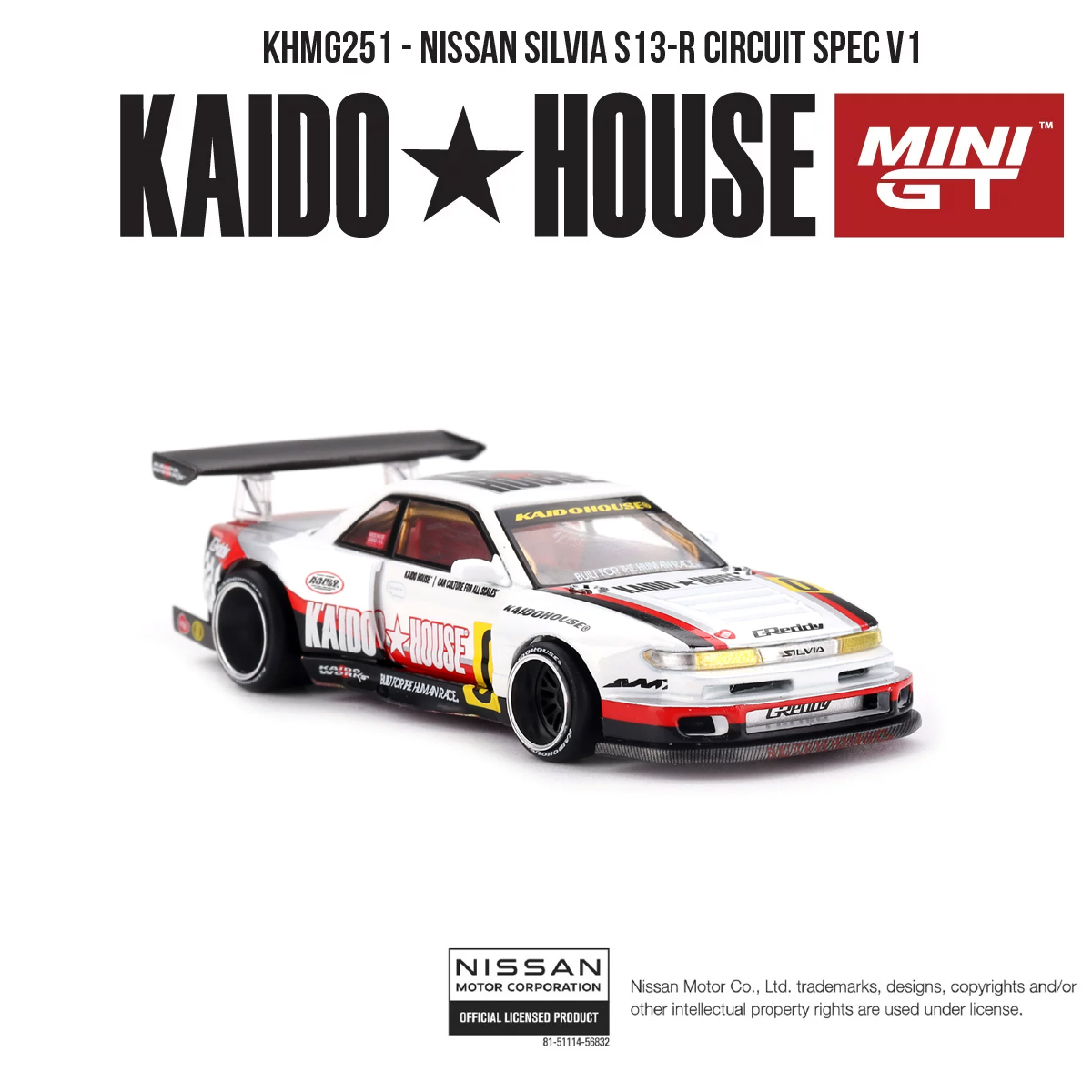 Die Cast Car 1 64 - Kaido House 1:64 Nissan Silvia S13-R