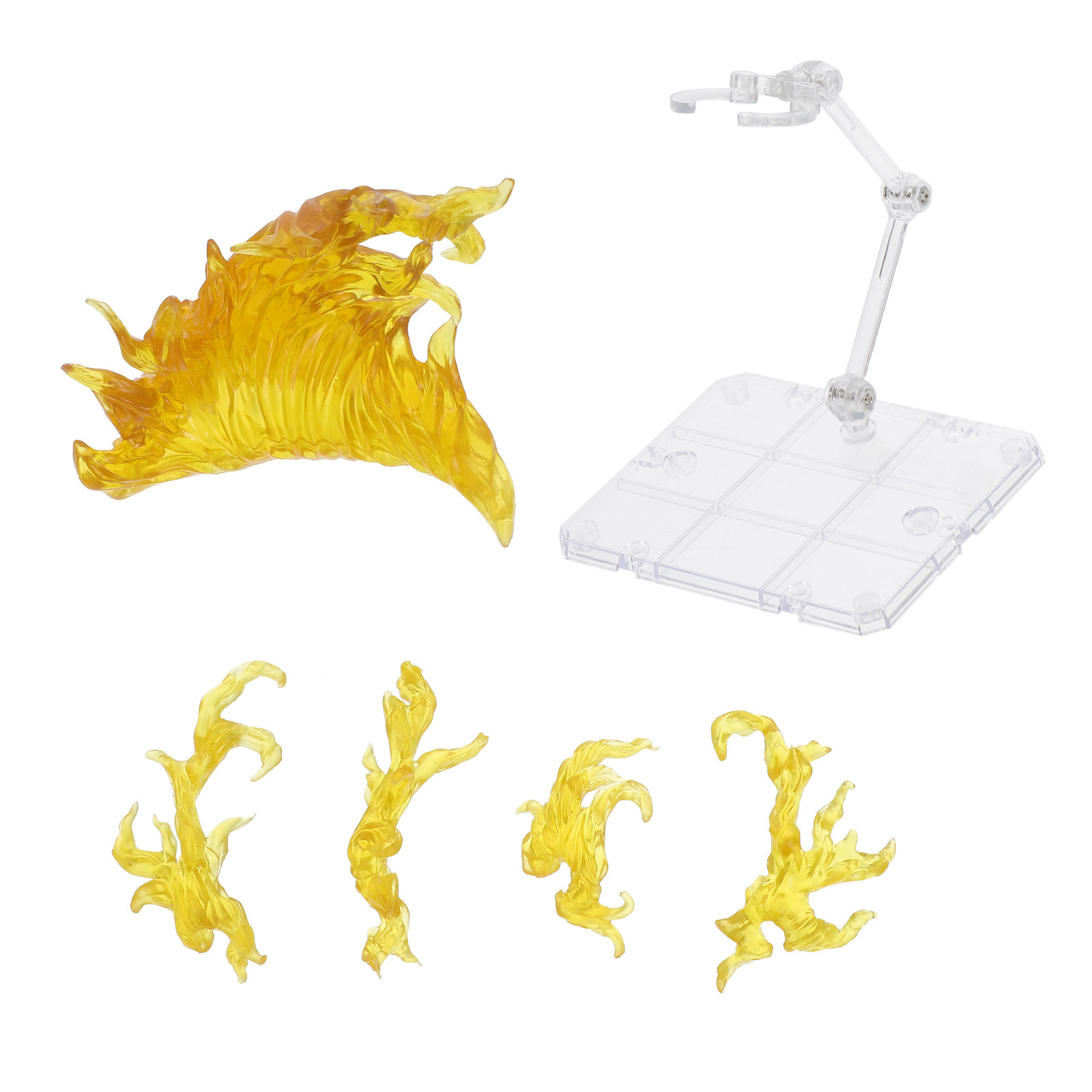 Action Figure Stand - 1Set Flame Effect Action Figure Stand