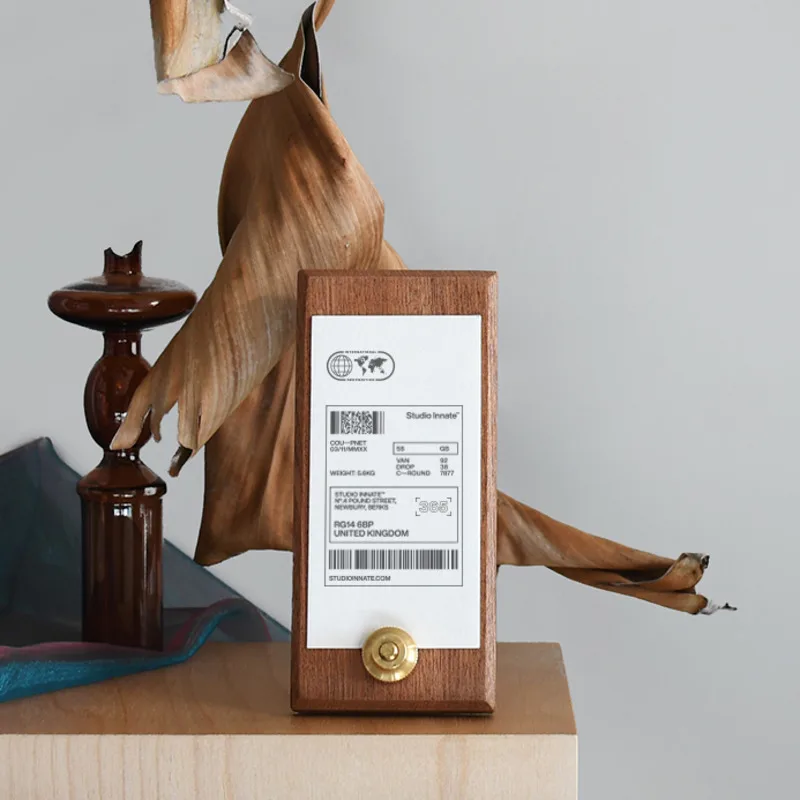 Graded Card Display - High-grade Walnut Ins QR Code Business