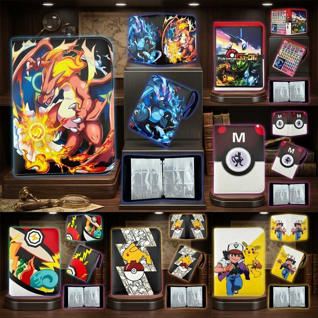 Trading Card Binder - Bandai Pokemon 4or9Pocket Card Album Binder