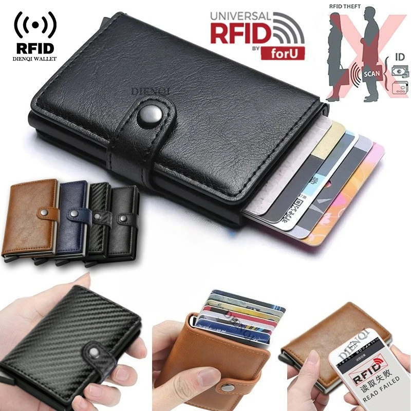 Card Top Loader - Rfid Business Credit Card Holders Men
