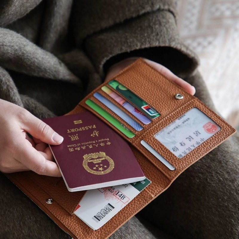 Leather Passport Holder Covers - Card Top Loader avaliação e preço