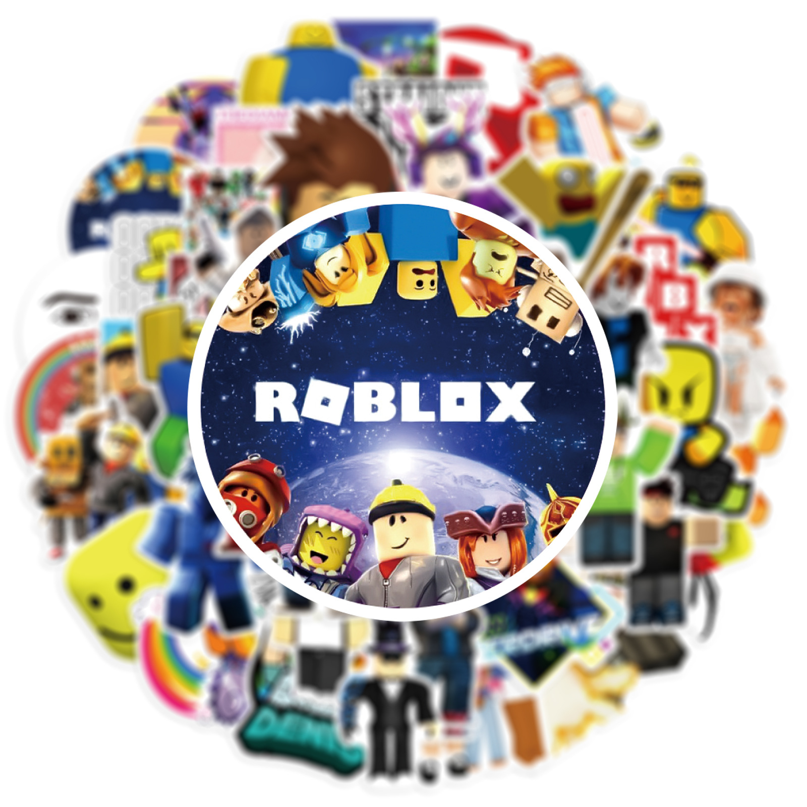 50pcs Roblox Unique Waterproof - Vinyl Figure Blank avaliação e preço