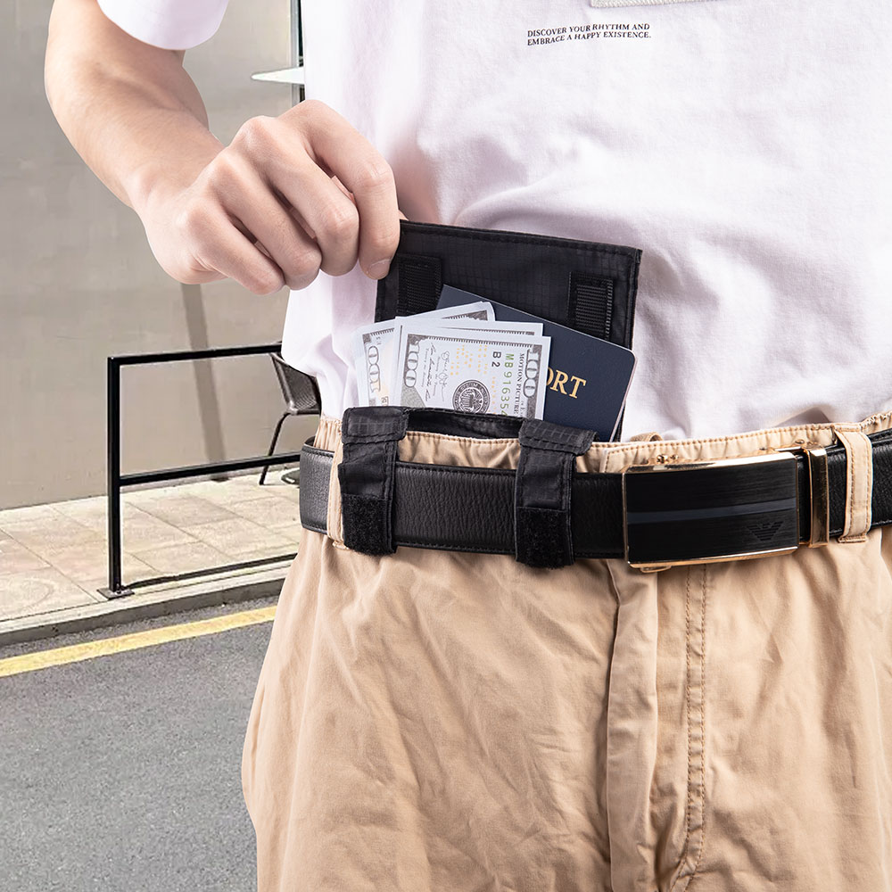 RFID Blocking Money Belt Anti  - Card Top Loader avaliação e preço