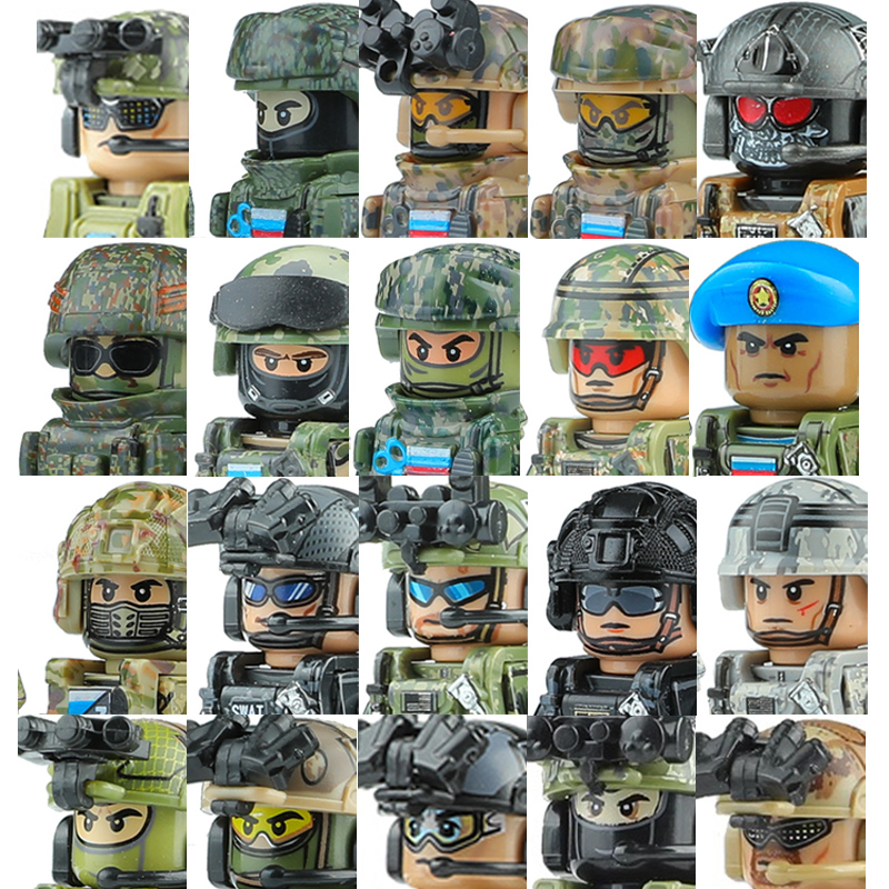 Military Russia Special Forces - Lego Minifigure Holder avaliação e preço