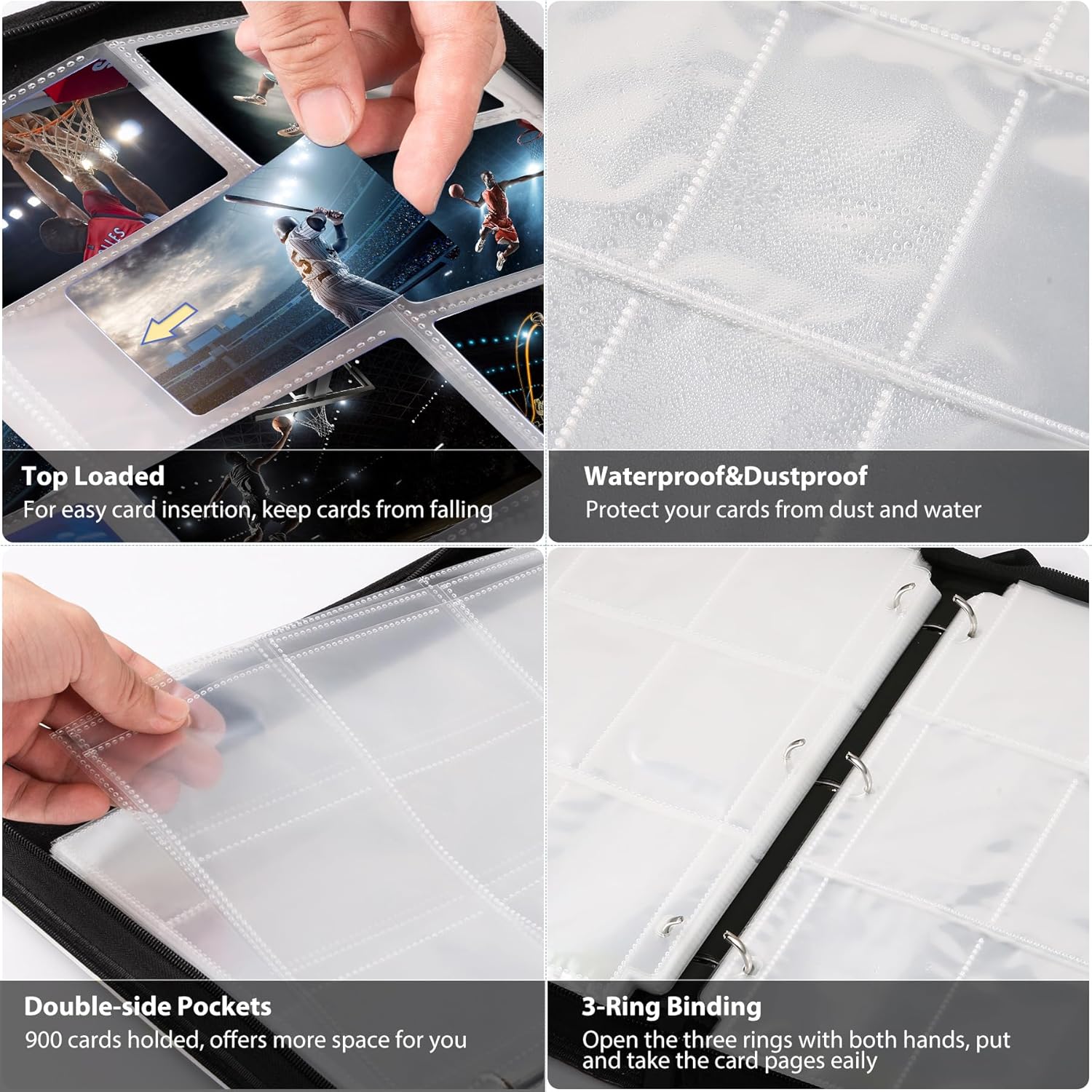 3 ring Trading Card Binder, 90 - Trading Card Binder avaliação e preço