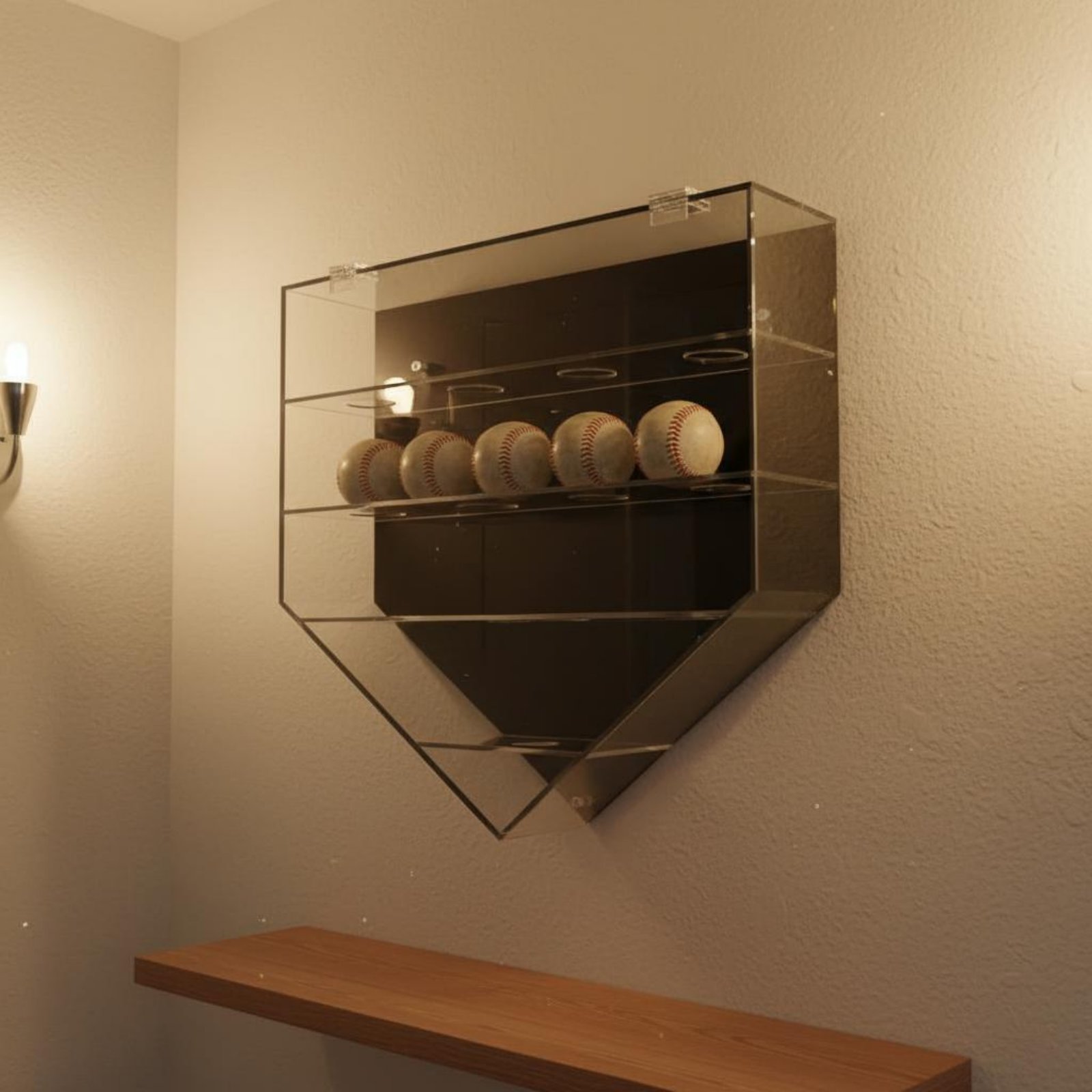 Baseball Display Case Transpar - Display Case Acrylic avaliação e preço