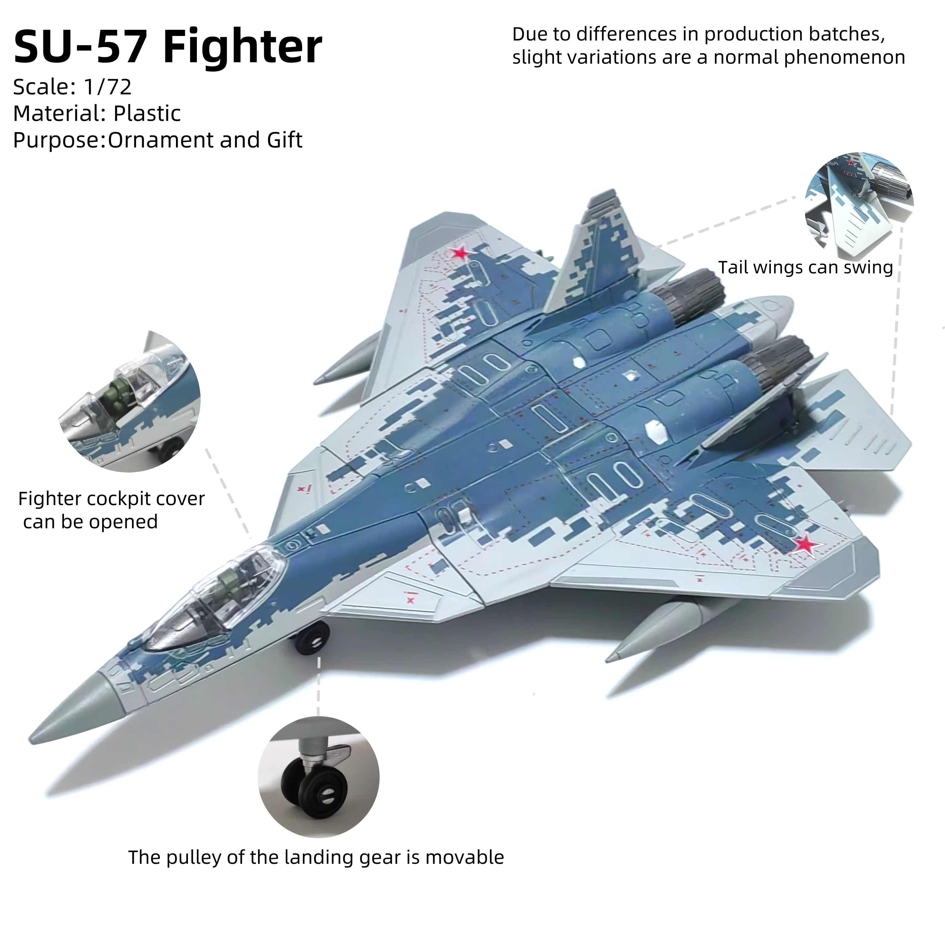 1/72 Scale Aircraft Plastic SU - Model Airplane Plastic avaliação e preço