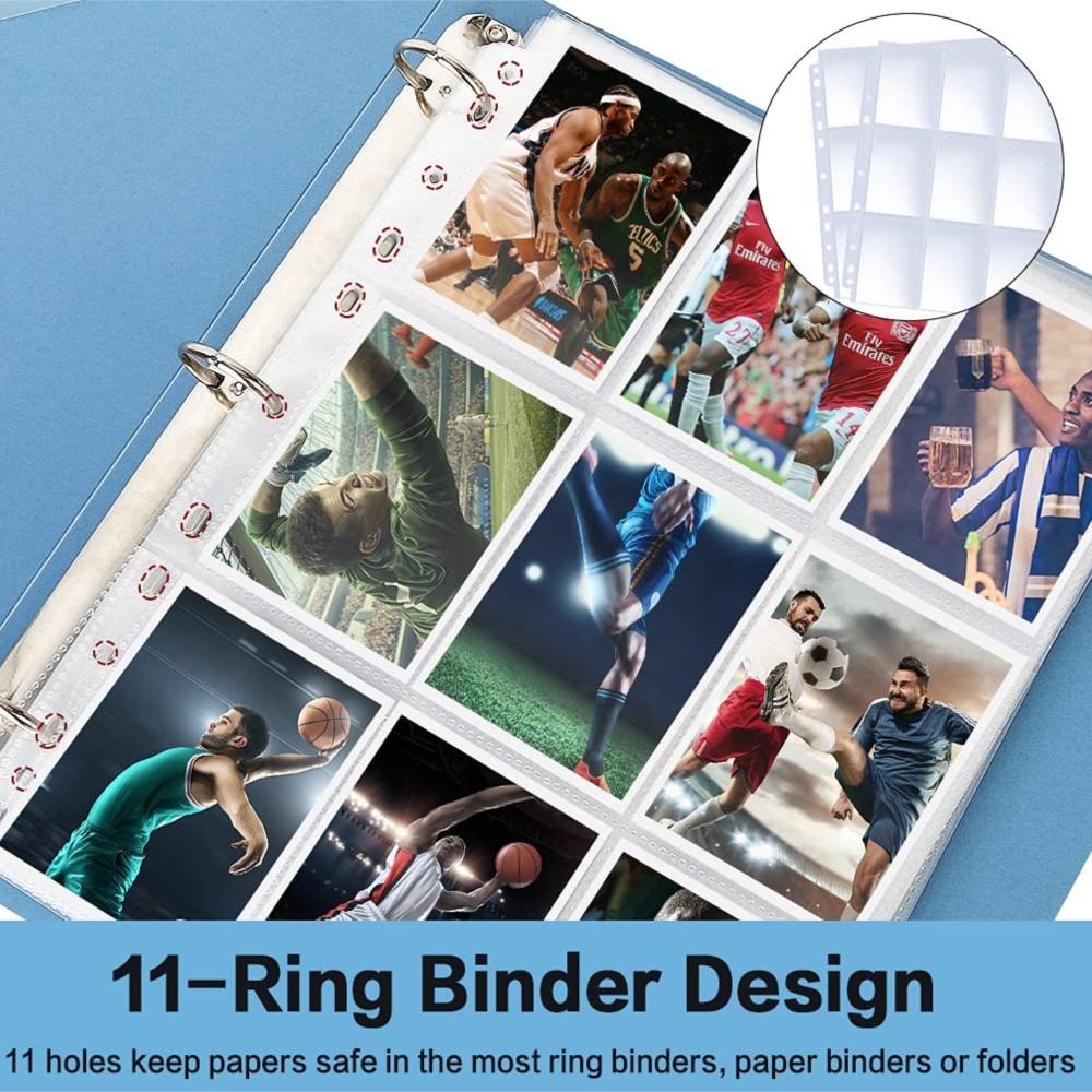 50 Sheets 9 Pocket Single Side - Trading Card Binder avaliação e preço