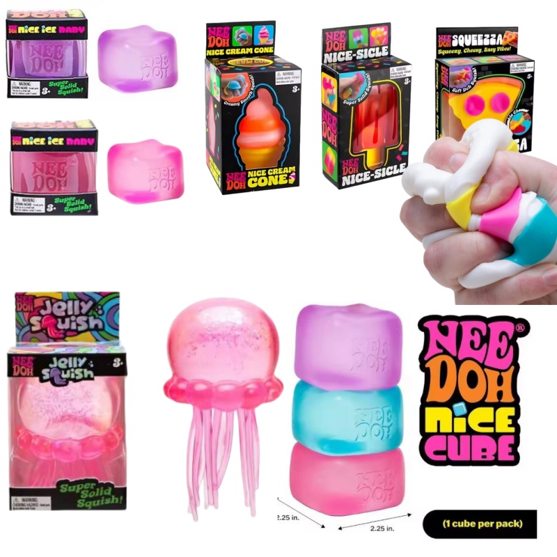 Nee Doh Jellyfish & Cube Squis - Fidget Cube Original avaliação e preço