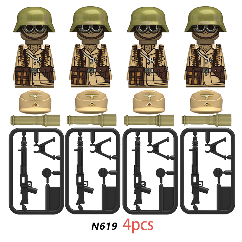 HOT Military Figures Building  - Lego Minifigure Holder avaliação e preço