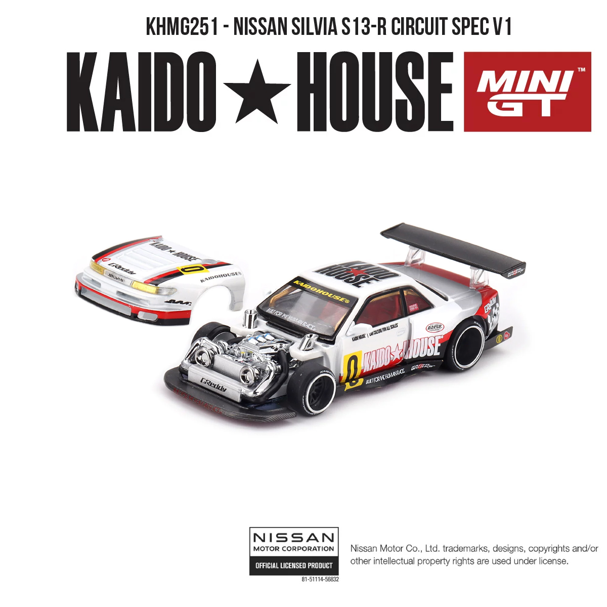 Kaido House 1:64 Nissan Silvia - Die Cast Car 1 64 avaliação e preço