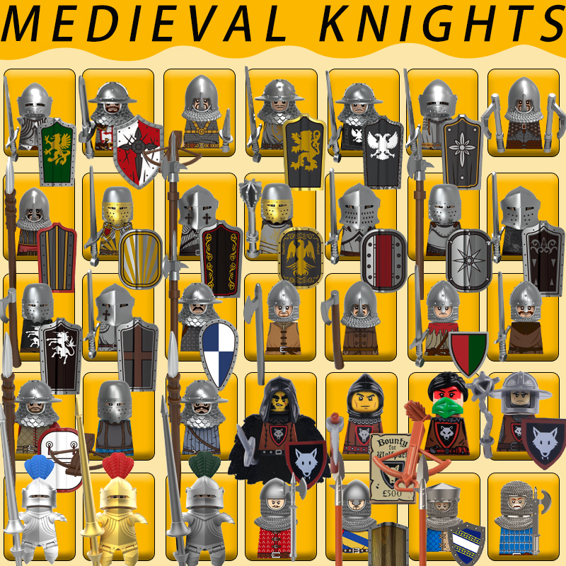 Medieval Knight Series Buildin - Lego Minifigure Holder avaliação e preço