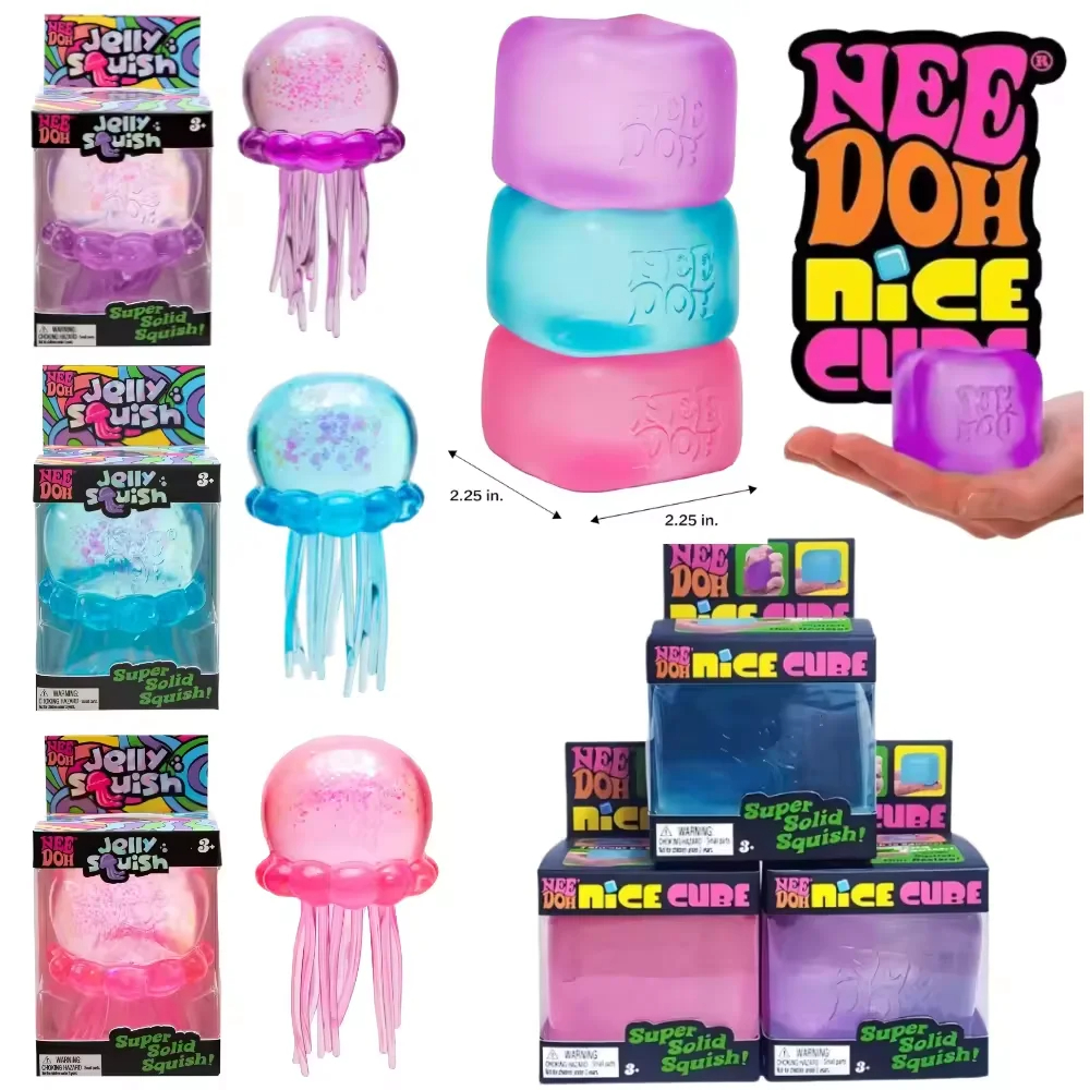 Trending Nee Doh Jellyfish & C - Fidget Cube Original avaliação e preço
