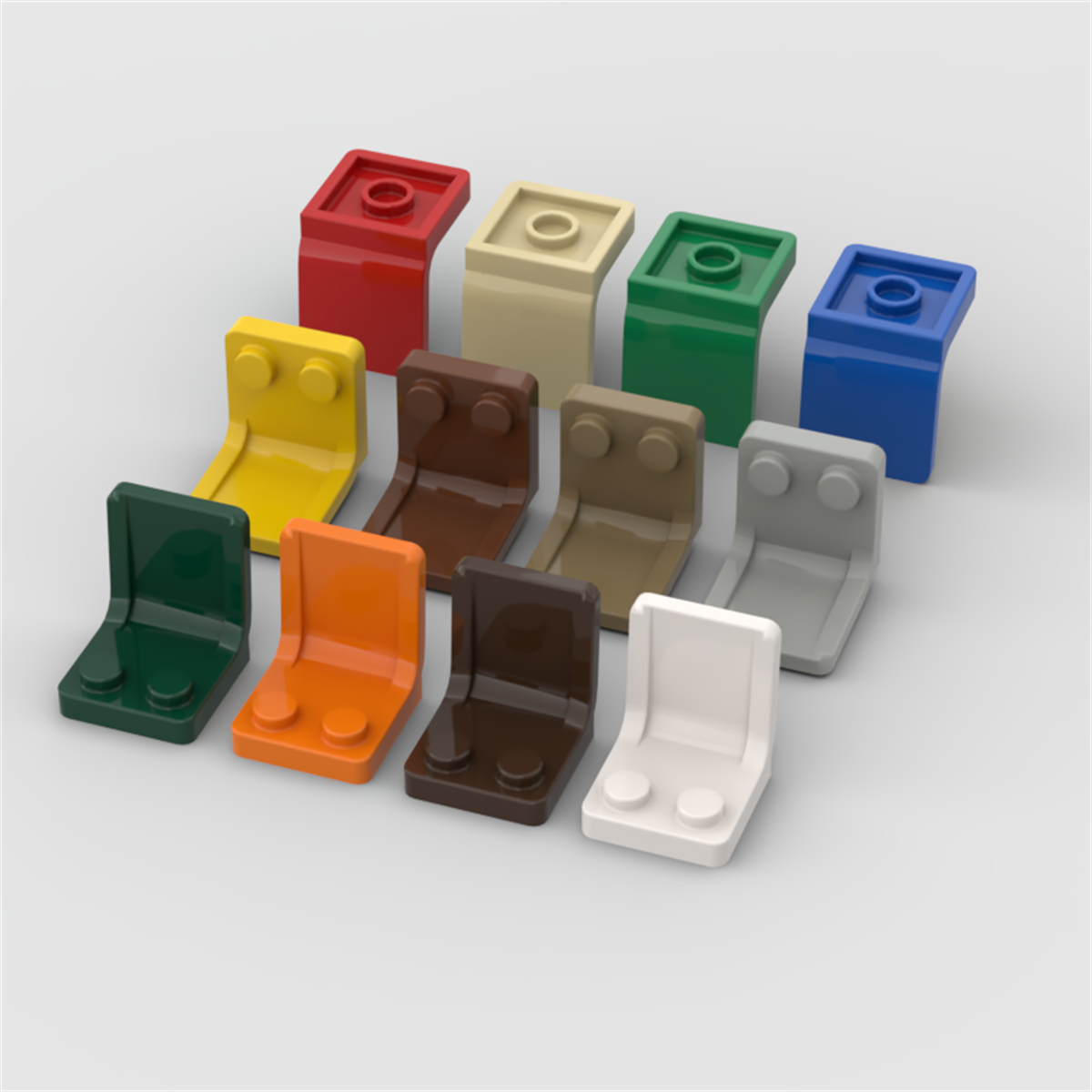 10PCS 4079 2x2 Chairs Seats Bu - Lego Minifigure Holder avaliação e preço