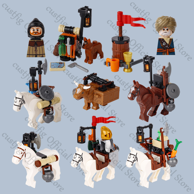 Medieval Castle Knight Soldier - Lego Minifigure Holder avaliação e preço