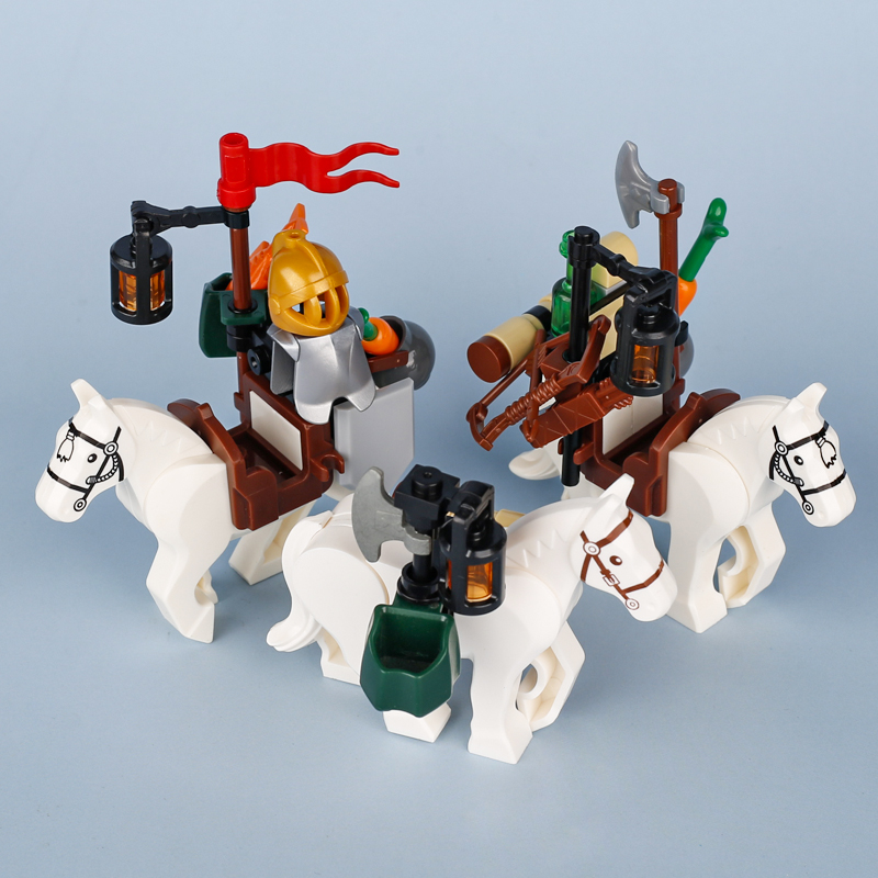 Medieval Castle Knight Soldier - Lego Minifigure Holder avaliação e preço