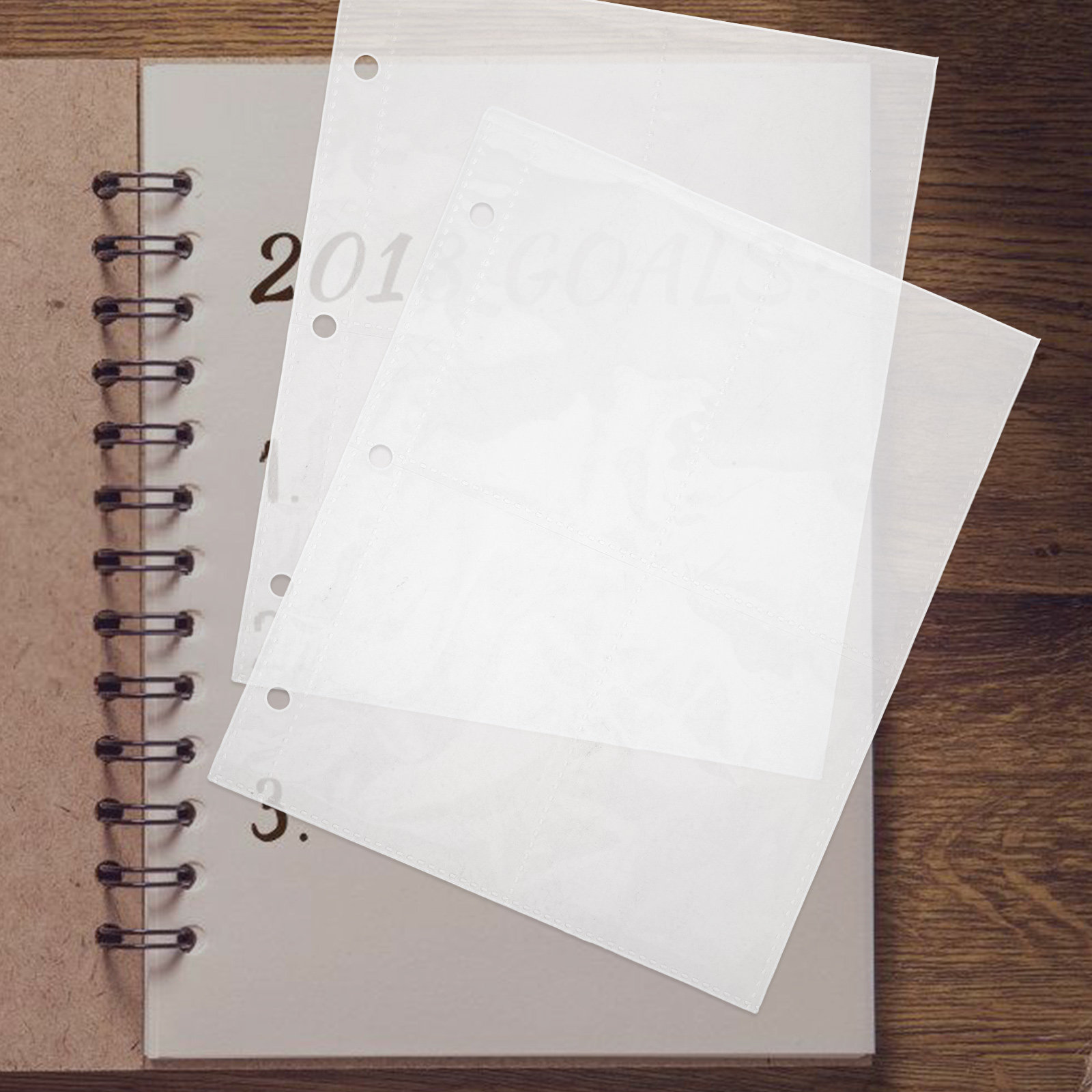 10Pcs Premium Transparent PP R - Trading Card Binder avaliação e preço