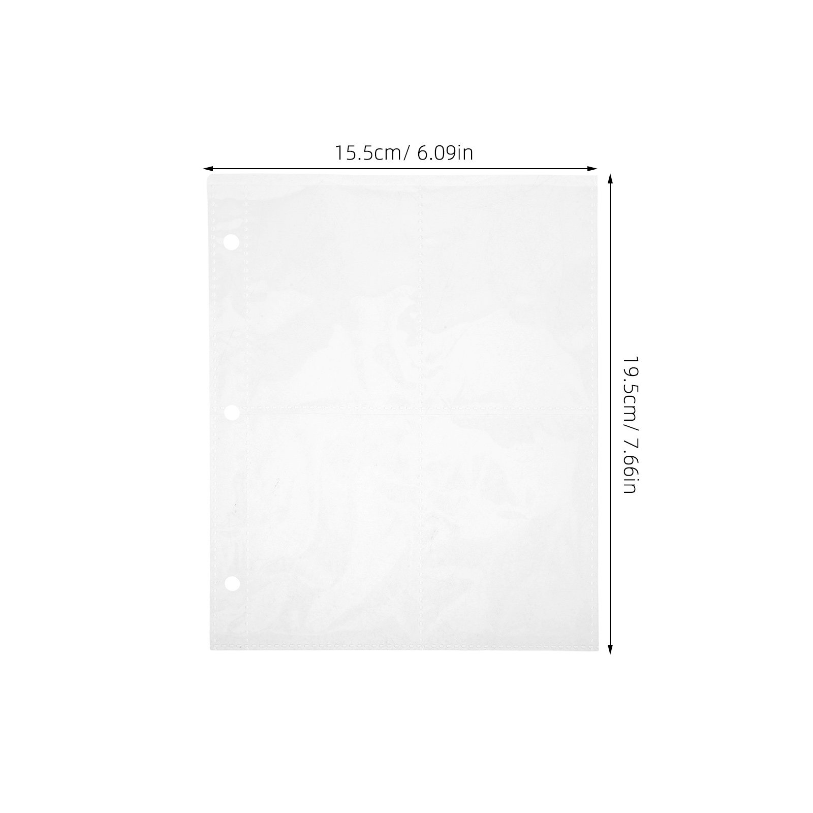 10Pcs Premium Transparent PP R - Trading Card Binder avaliação e preço