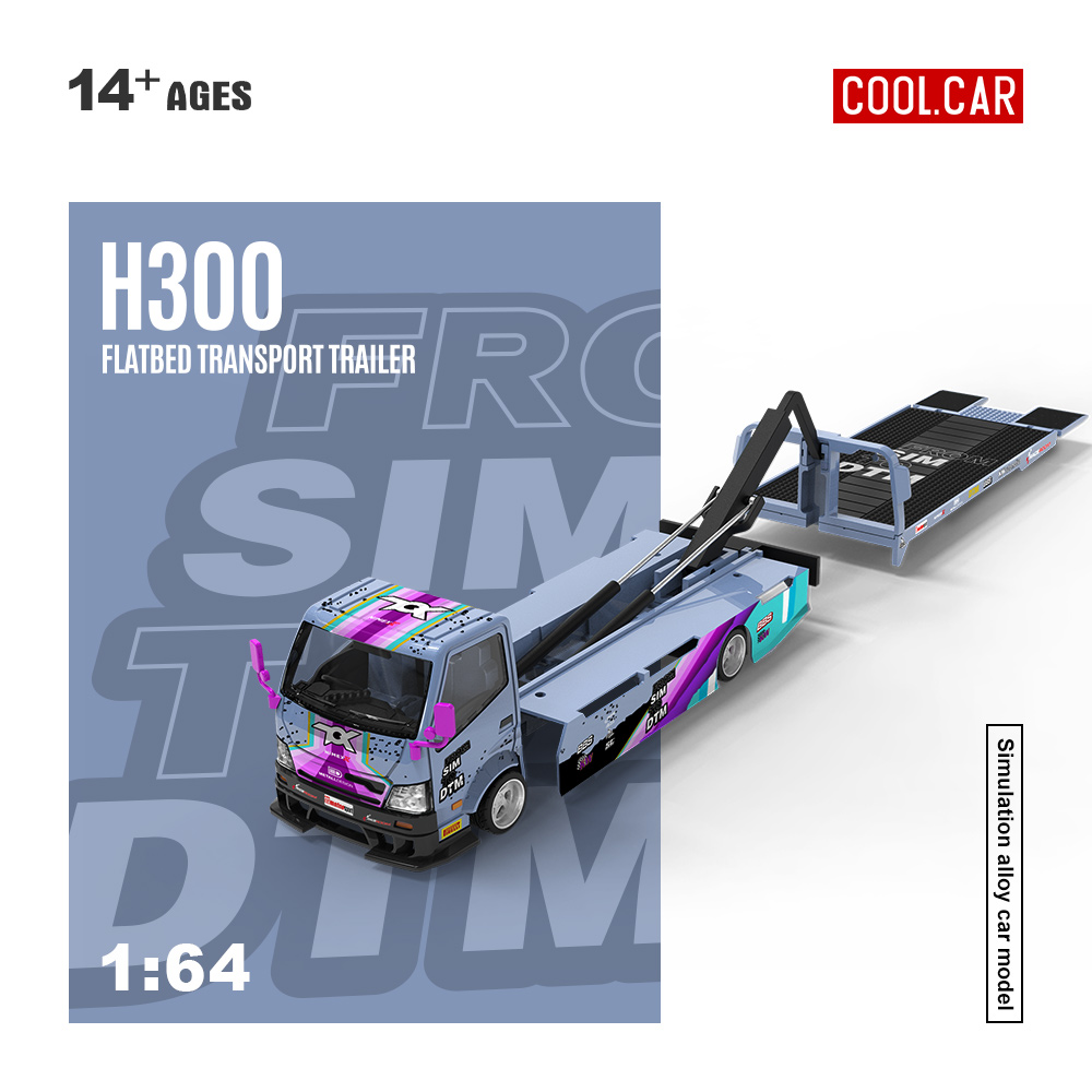 Cool Car 1:64 H300 Flatbed Tra - Die Cast Car 1 64 avaliação e preço