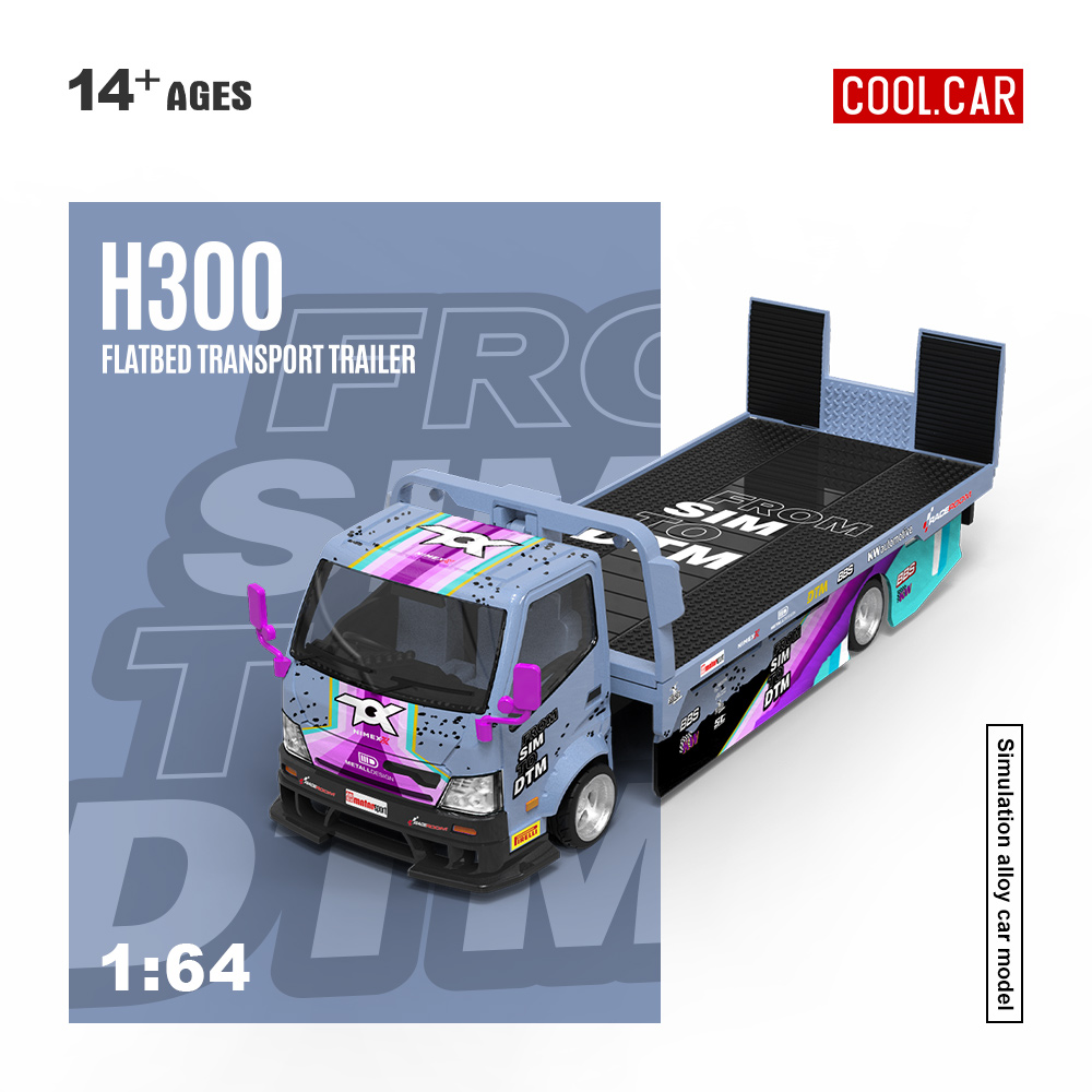 Cool Car 1:64 H300 Flatbed Tra - Die Cast Car 1 64 avaliação e preço