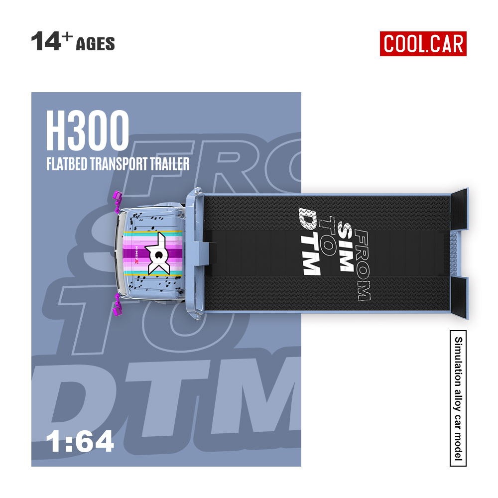 Cool Car 1:64 H300 Flatbed Tra - Die Cast Car 1 64 avaliação e preço
