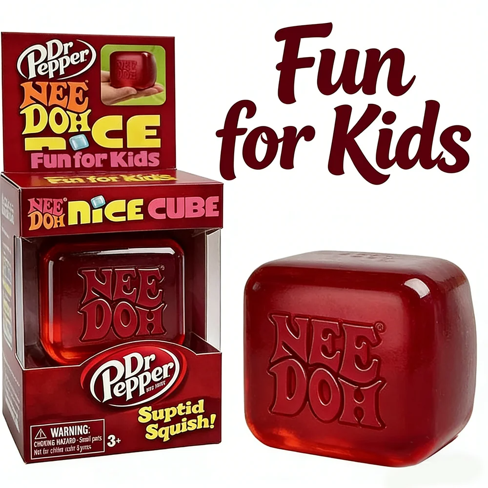 Dr Pepper & Schylling Nee Doh  - Fidget Cube Original avaliação e preço