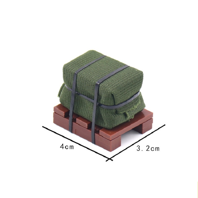 WW2 Military Air Drop Crate Bu - Lego Minifigure Holder avaliação e preço